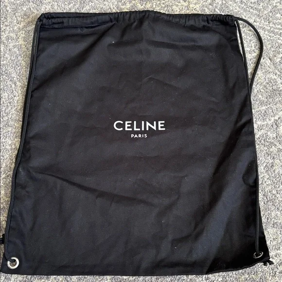 Celine Black Drawstring Bag or Dust bag for purse or shoes - Picture 1 of 3